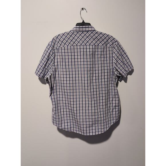 Original Penguin Men's XL Shirt, Casual Plaid Shirt, Short Sleeve‎ - Picture 2 of 7